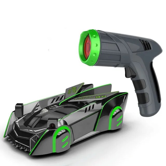 Gravity Drift: Laser Tracker RC Car - Wall Climbing, Ceiling Following, 360 Rotation - Electric Toy